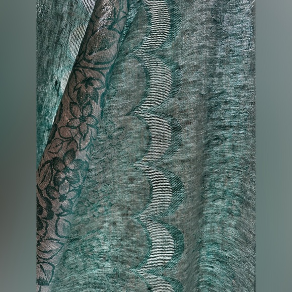 Rare Vintage but new not used European pure linen table cloth square Decor lux - Picture 9 of 15